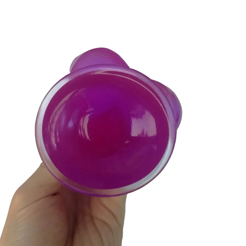 9.44 Inch Purple Giant Dildo Realistic Balls Extreme Big Flexible Penis Super Huge PVC Dick with Strong Suction Cup for Women | Красота и