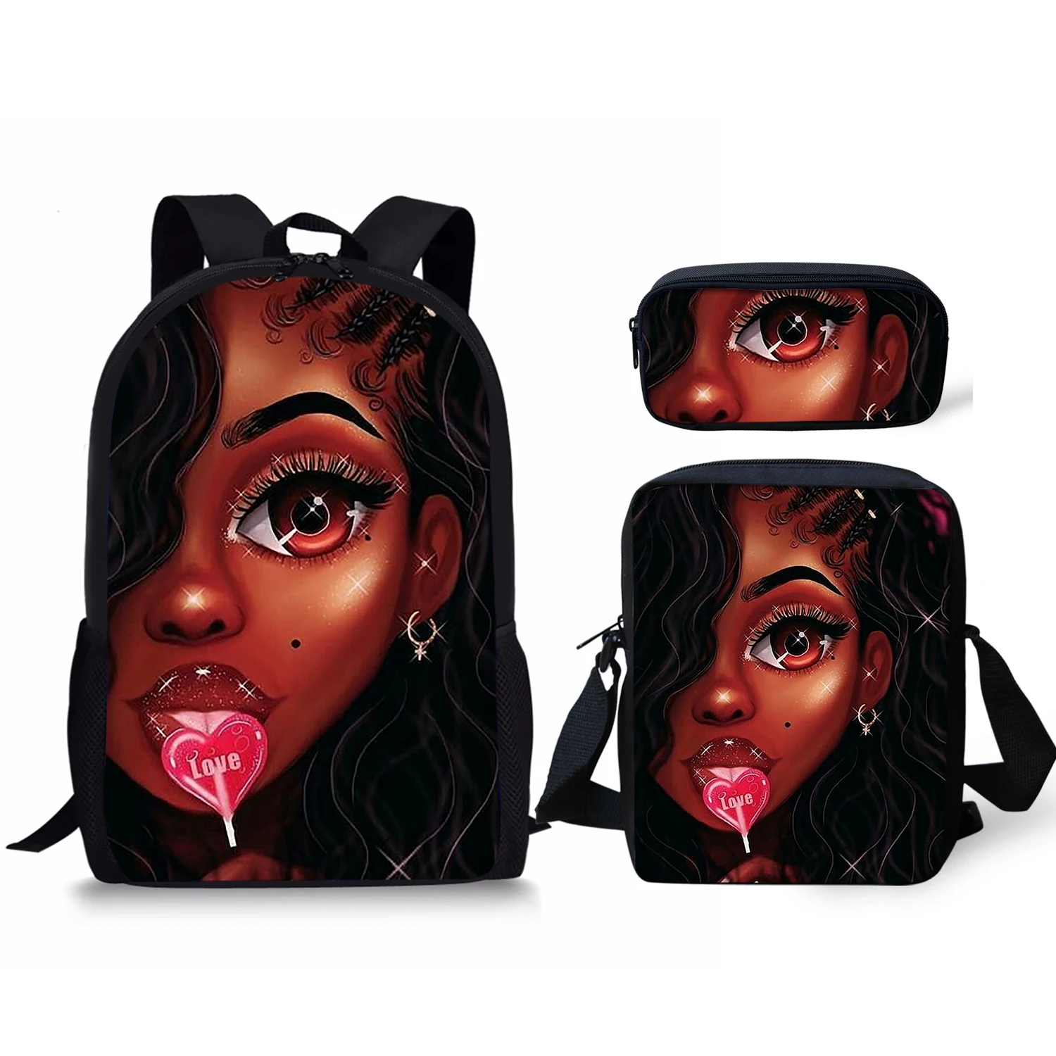 THIKIN дети рюкзак для девочек школы черного искусства в африканском стиле дизайн