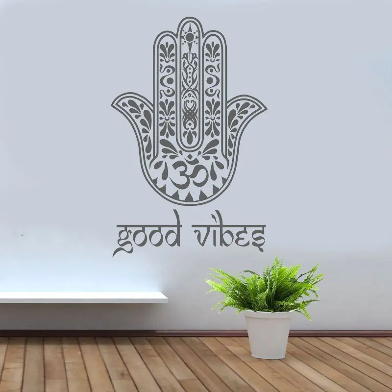 Креативный дизайн Hamsa ручная Йога планшетофон Будда с названием настенная