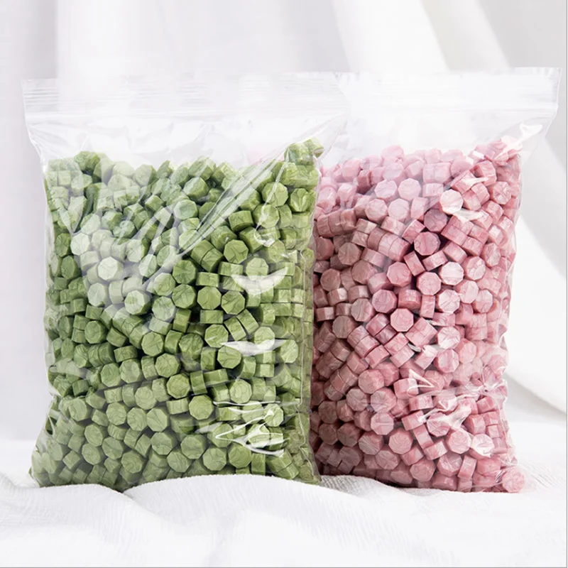 Sello de cera Vintage para tableta, cuentas de p&iacute;ldora para sobre de boda, sello de cera antiguo con sello, 1Kg-4