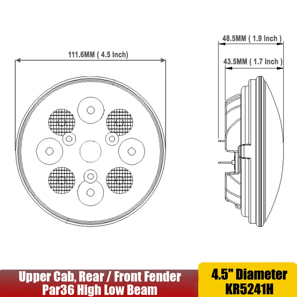 12 В 24 светодиодная посадка и такси самолет прожектор/точечный комбинированный