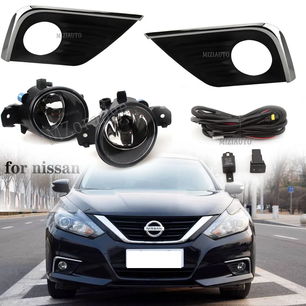 Передние противотуманные фары светильник Накладка для Nissan Teana Altima L33 2016 2017 2018 хром