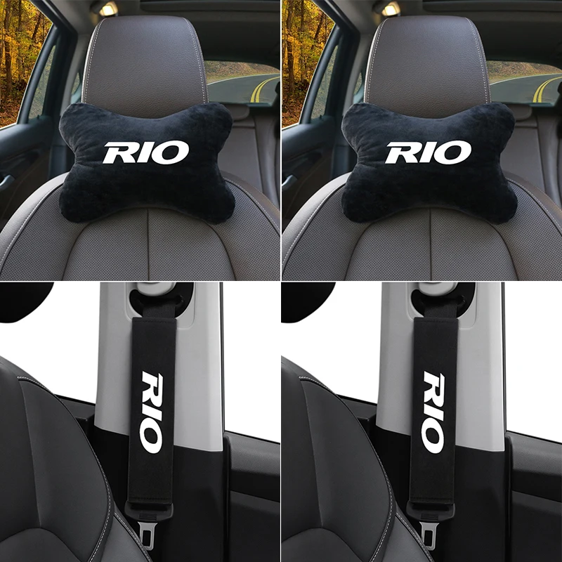 Новинка Автомобильная подушка для шеи на подголовник и ультра мягкий чехол