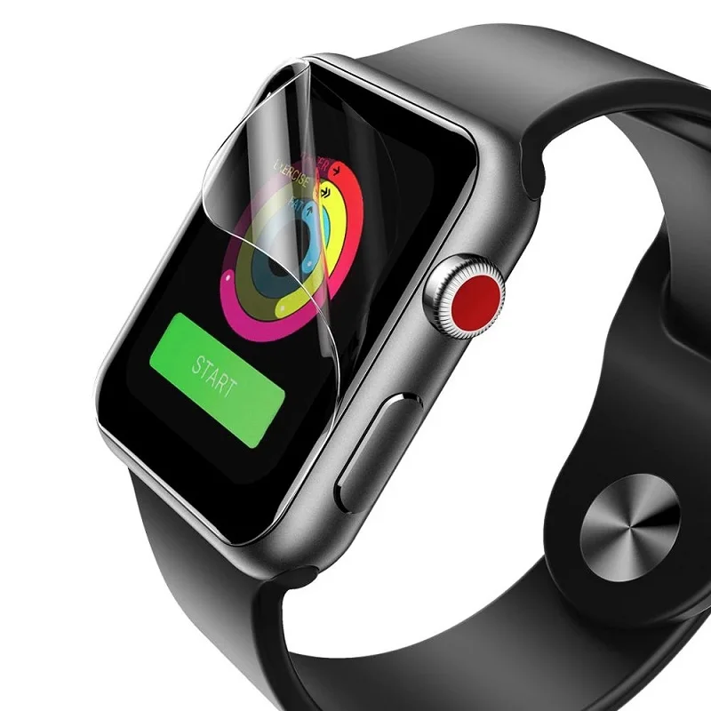 

Защитная пленка для экрана, прозрачная полная защитная пленка для Apple Watch 7 41 мм 45 мм, не закаленное стекло для iWatch 7, аксессуары для умных часо...