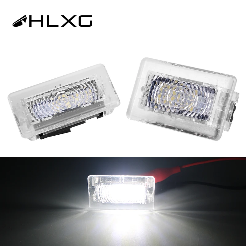 HLXG 2 шт. нет ошибок номерной знак светильник номерного знака светодиодный задний