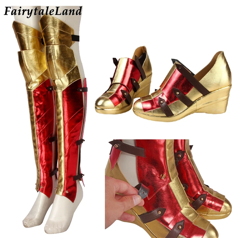 Костюм супергероини Дианы для косплея на Хэллоуин 1984 костюм битвы ботинки модный