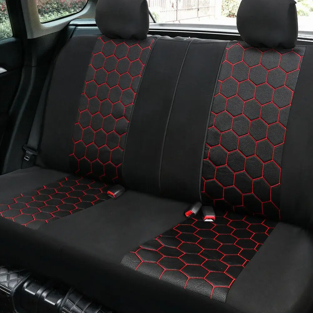 Чехлы для автомобильных сидений в стиле футбольного мяча жаккардовая ткань