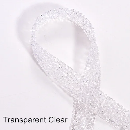Transparent Clear 1 ярд/лот ширина 3 см много цветов стразы окантовка серебряные стразы окантовка пояса стразы Обрезка DIY B3681 - Цвет: Transparent Clear