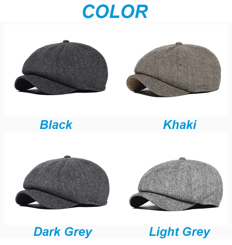 Кепка газетчика в винтажном стиле для мужчин и женщин толстая полосатый берет