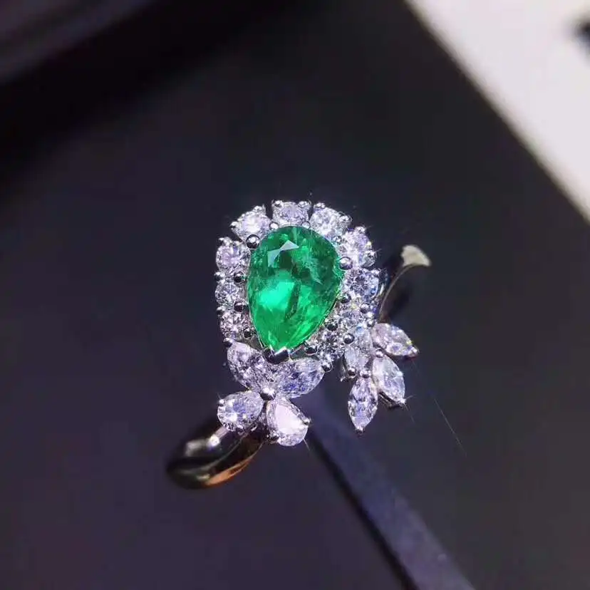 

Стихийных бедствий и реальные Изумрудное кольцо Юбилей кольцо для вашей жены 925 пробы серебряные ювелирные изделия для мужчин и женщин