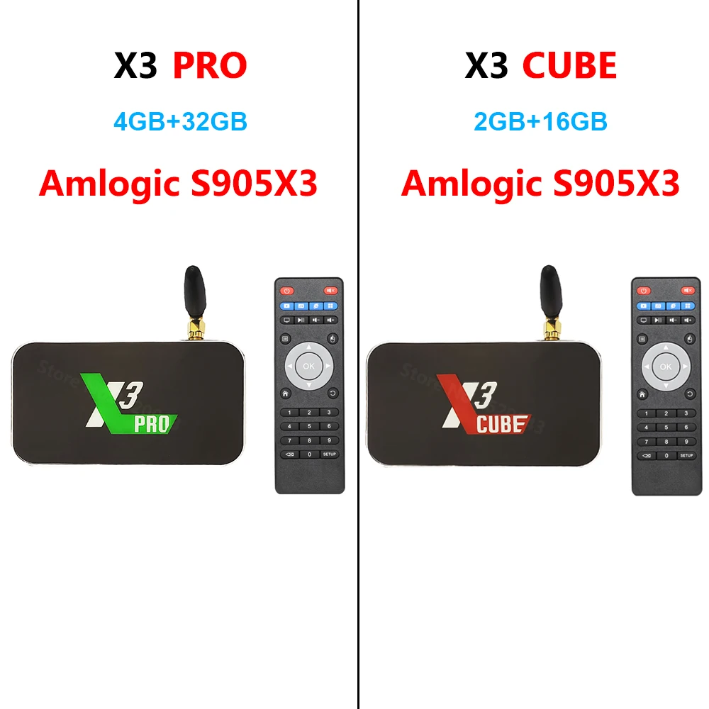 UGOOS X3 PRO CUBE 4 Гб DDR4 32 Amlogic S905X3 Android 9 0 Smart TV Box 2 4G 5G Wifi 1000 Мбит/с 4K