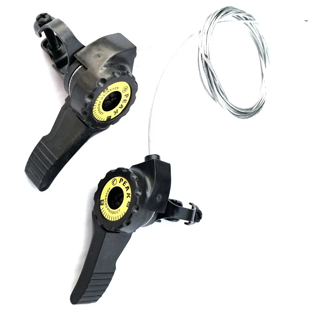 

Bicycle Derailleur 18/21 Speed Shift Lever With Connecting Cable MTB Road Bike Shifter Cycling Thumb Gear Shift Lever Parts