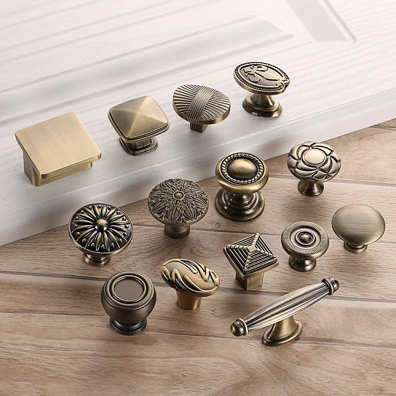 Ручка в стиле ретро одно отверстие кухонный шкаф выдвижной ящик Европейский