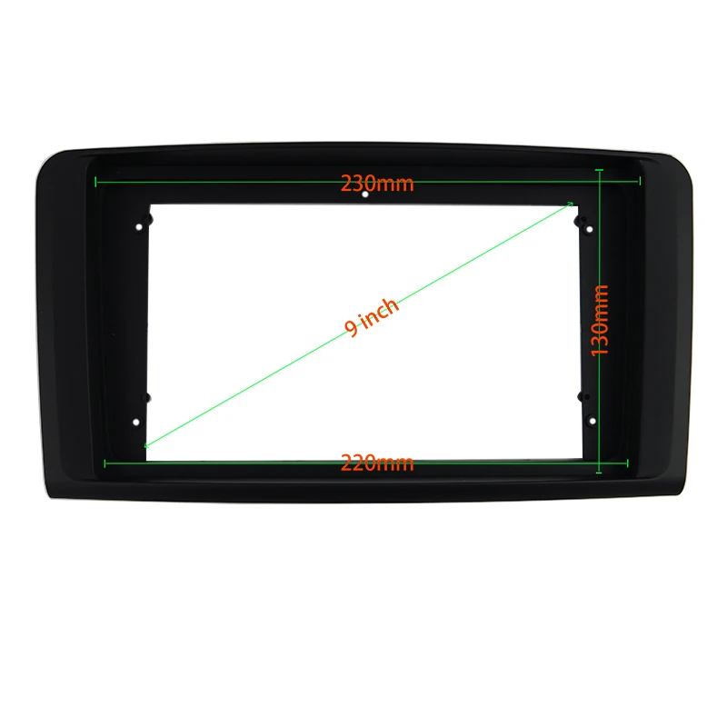 9-дюймовый автомобильный аудио рамка лицевой панели gps-навигации панель подходит