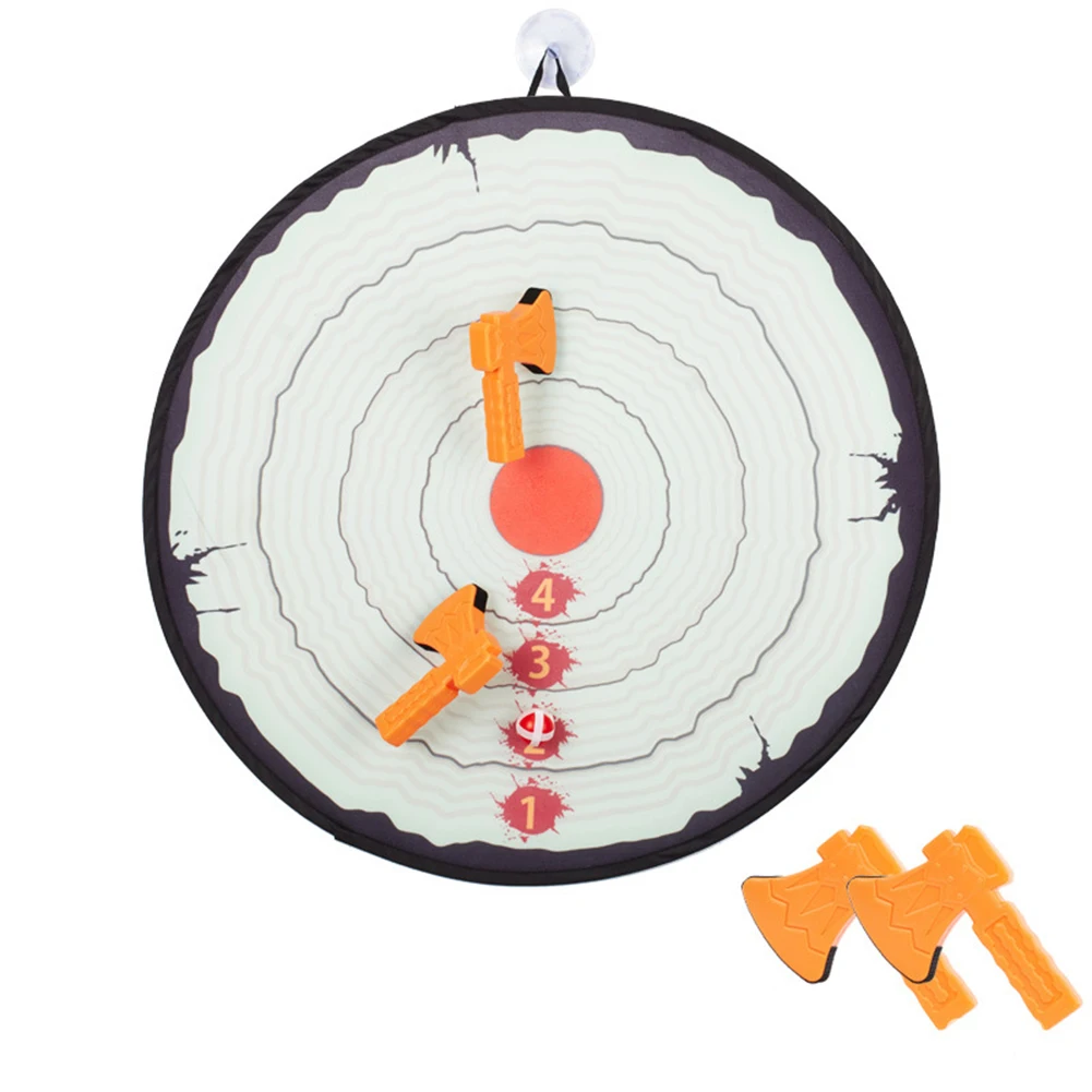 

Children's Throwing Game Dart Board Set Cloth Sticky Target Ball Dart Target Parent-Child Interaction Foam Axe Throwing Game