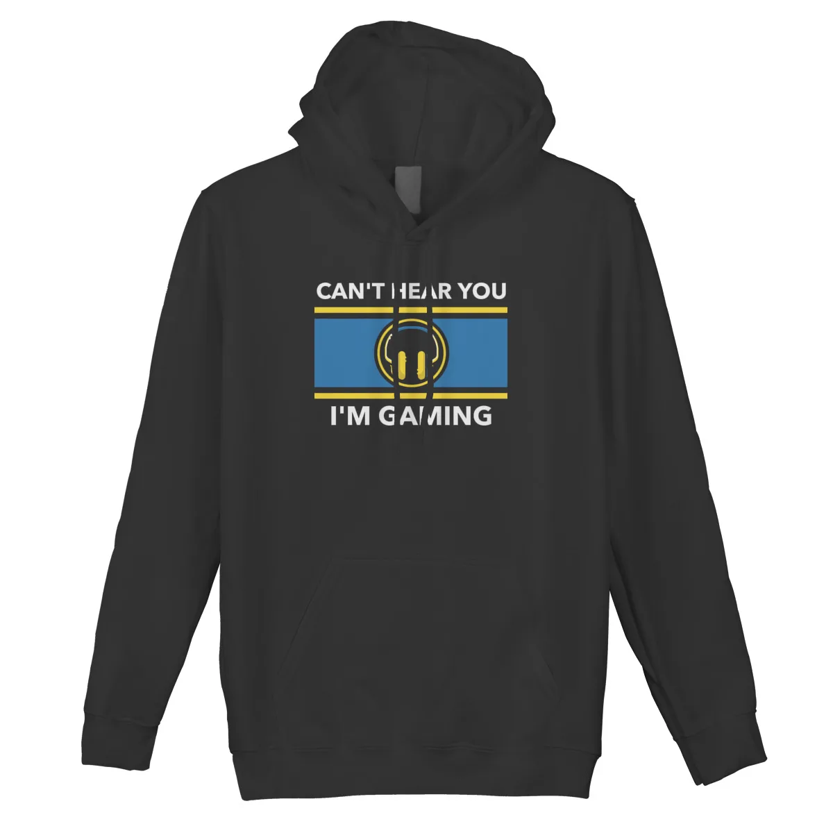 

Men's Hoodie Can not Hear You I am GamingCotton Oversized Drawstring Tops Retro Sweat Homme 36926