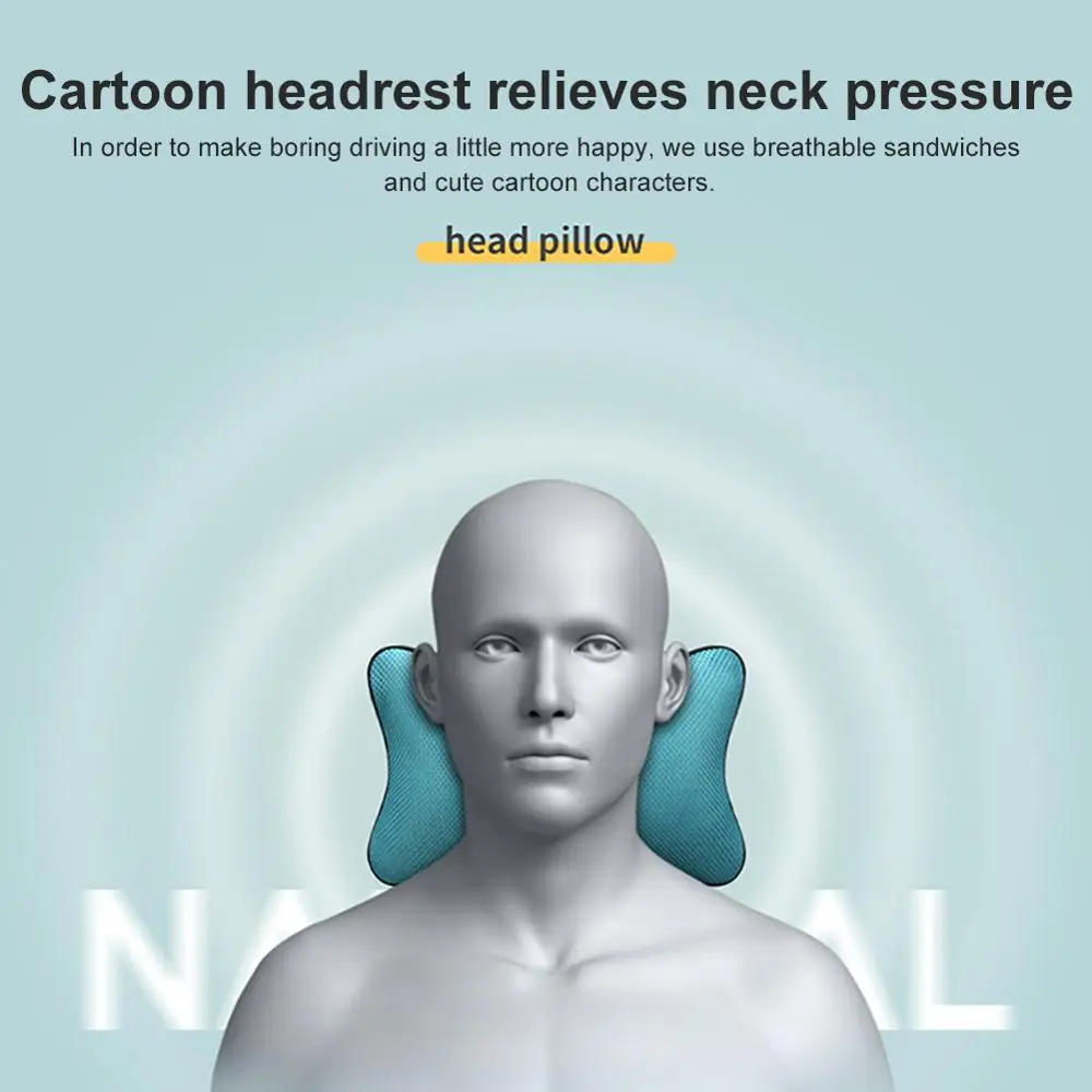 Подушка для автомобильного подголовника дорожная Шейная сна на сиденье