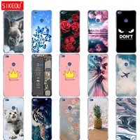 case for huawei honor 8 lite case cover soft tpu silicon housing coque for honor 8 8lite cover funda skin shockproof cute dog