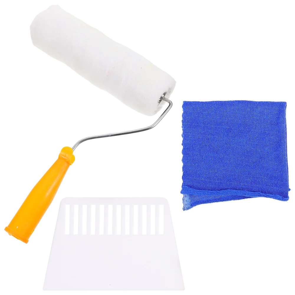 

3 Pcs 1 Set Seam Roller Wallpaper Trimming Scraper Wallpaper Sticking Tools