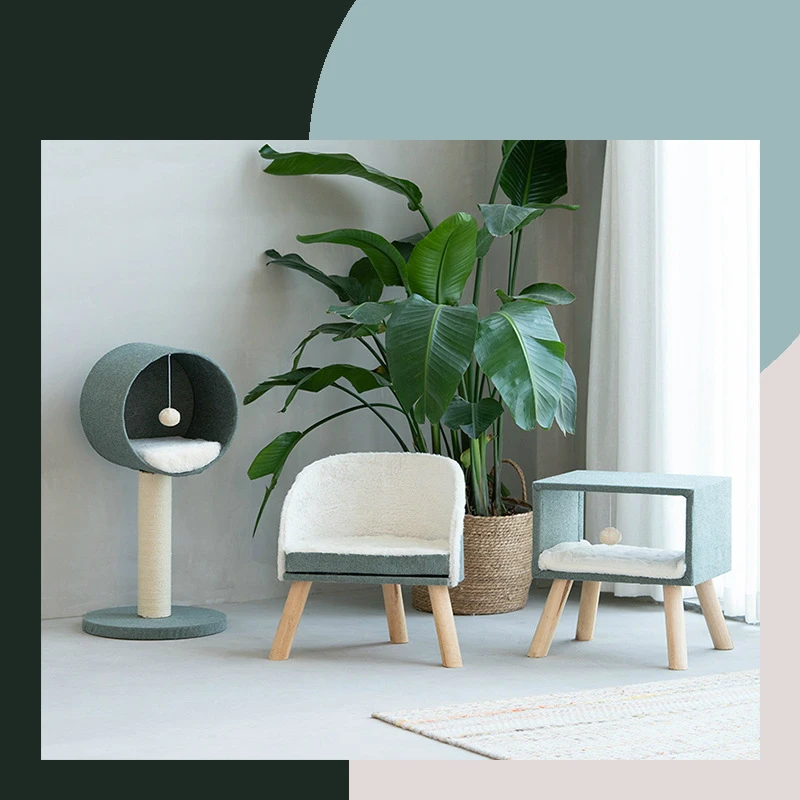 Горячая Распродажа домик для кошек из стойка лазанья игровой комплекс гнездо