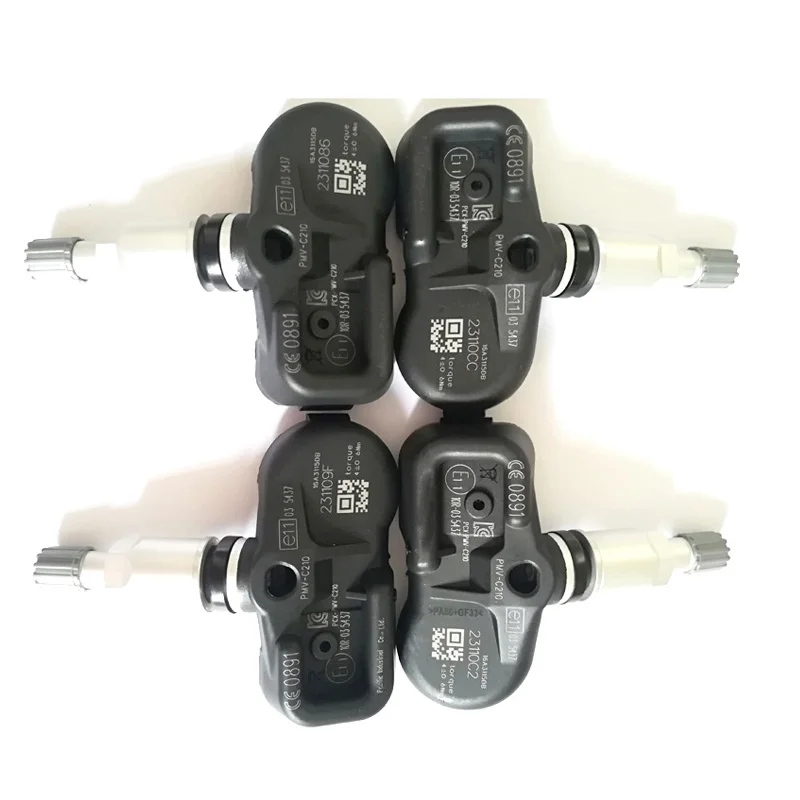 

4pcs Tire Pressure Monitoring System TPMS Sensor 433MHZ 42607-02031 PMV-C210 For Toyota-Avensis Auris for RAV4 Yaris Verso