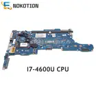 Материнская плата NOKOTION для ноутбука HP EliteBook 850 840 G1 I7-4600U CPU DDR3L 6050A2560201-MB-A03 730810-001 730810-501 730810-601