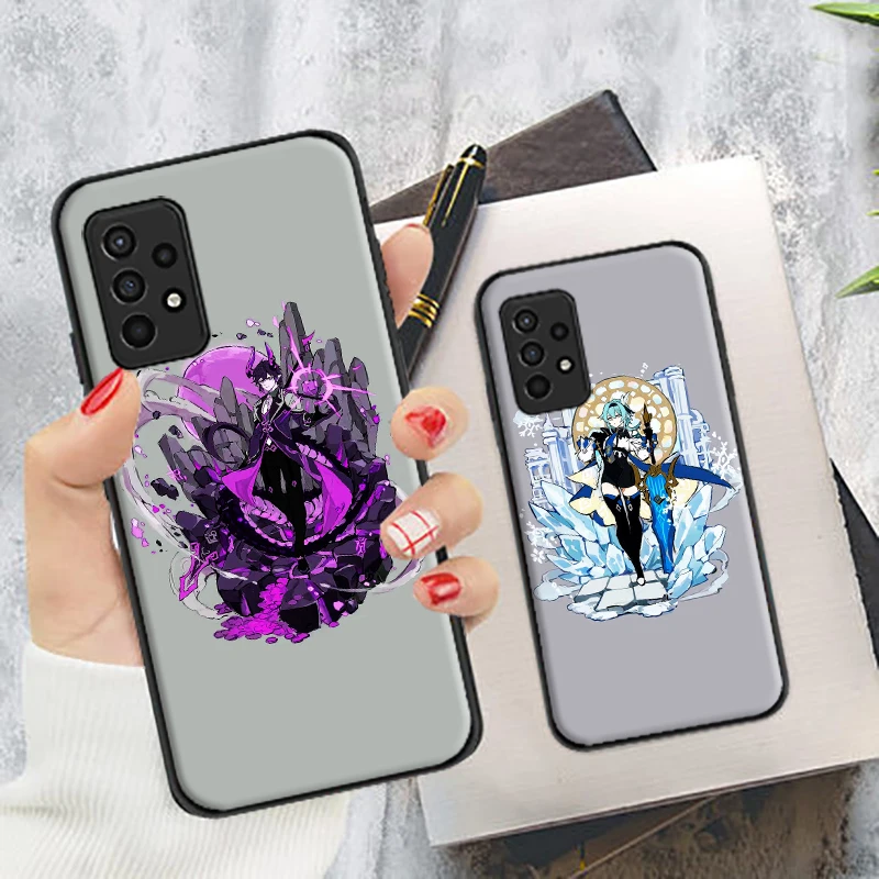 

Genshin Impact Anime Silicone Case Coque For Samsung Galaxy A11 A21S A31 A32 A41 A42 A51 A52 A71 A72 Soft Phone Shell Cover