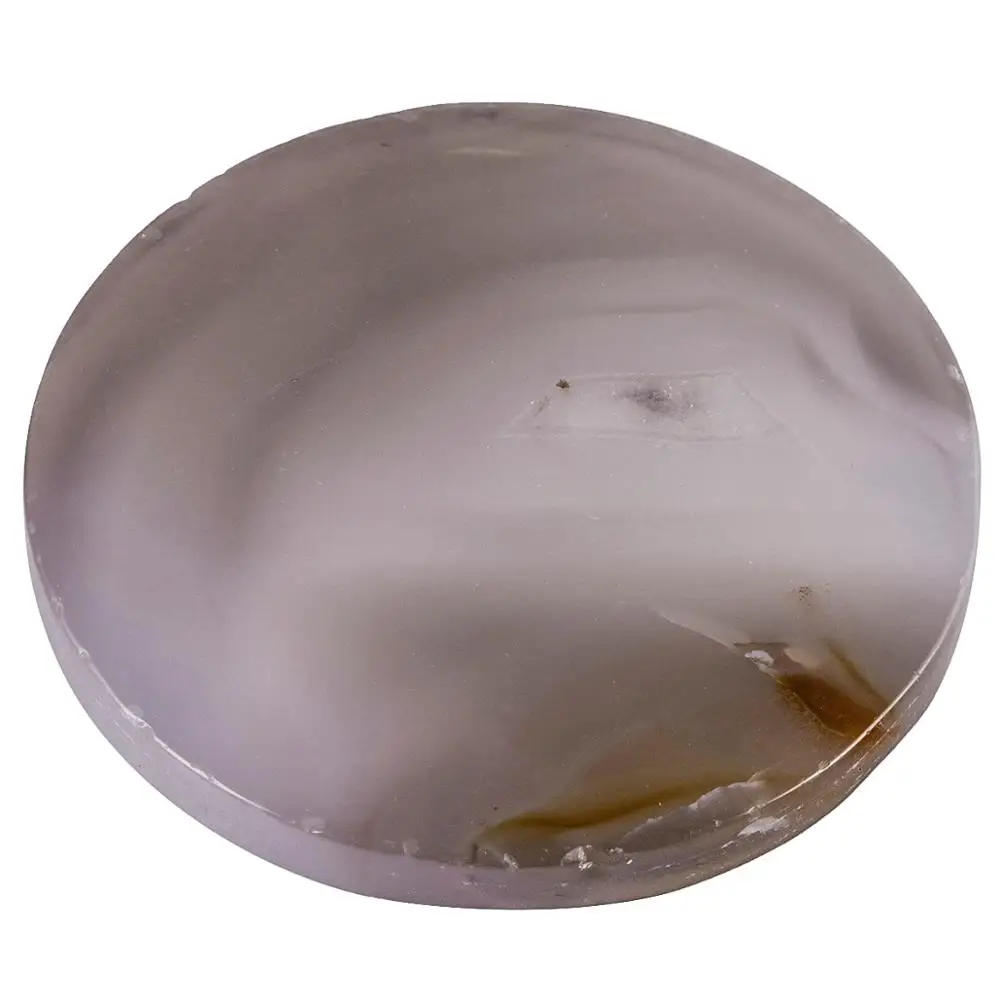 TUMBEELLUWA набор из 5 круглой формы полированный Агат нарезанные подставки для