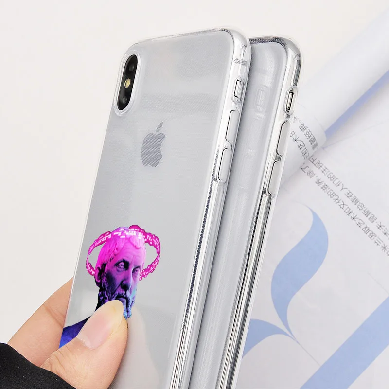 Чехол для телефона с забавными абстрактными винтажными рисунками iPhone 7 8 5 6 S X R XS Max
