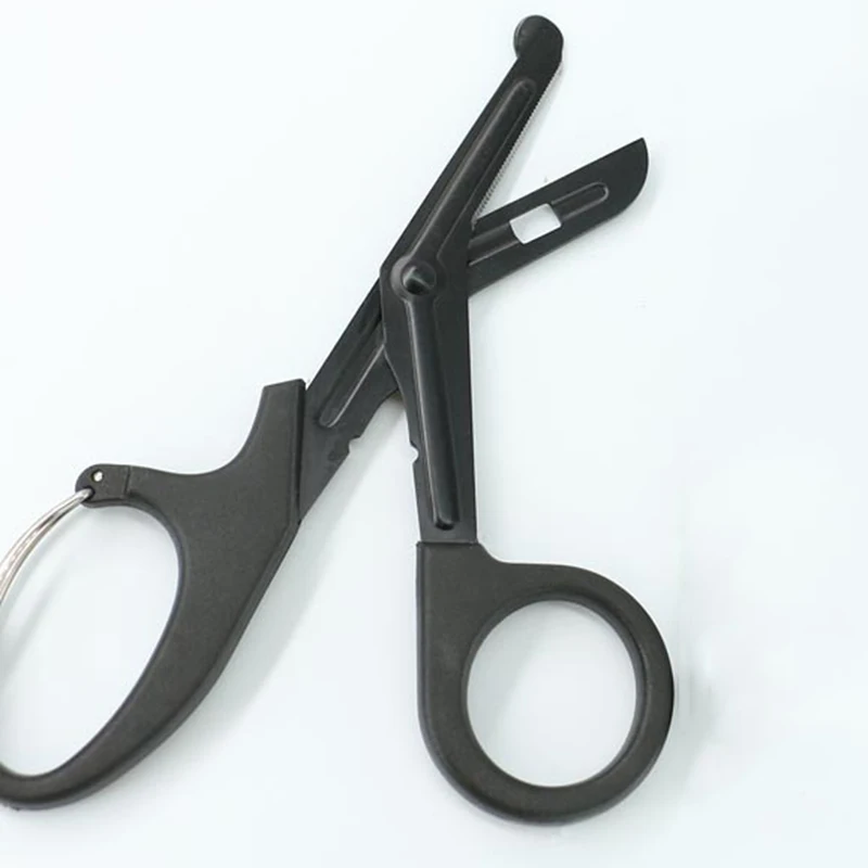 

Stainless Steel Bandage Scissors Multipurpose Durable Shear Portable Practical Outdoor Emergency Tools TN88