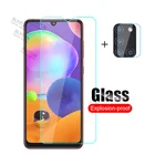 Защитное стекло для экрана и объектива камеры Samsung Galaxy A31, закаленное, 2 в 1