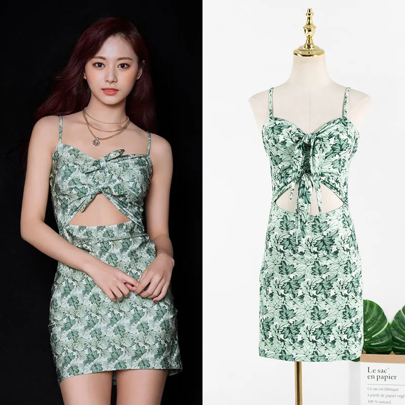 

Платье-трапеция женское на бретельках, летнее, с цветочным принтом