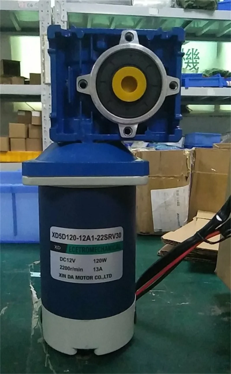 120W Worm Gear Motor 24v DC Reducer RV40 with self-locking function can be adjusted speed CW CCW | Обустройство дома