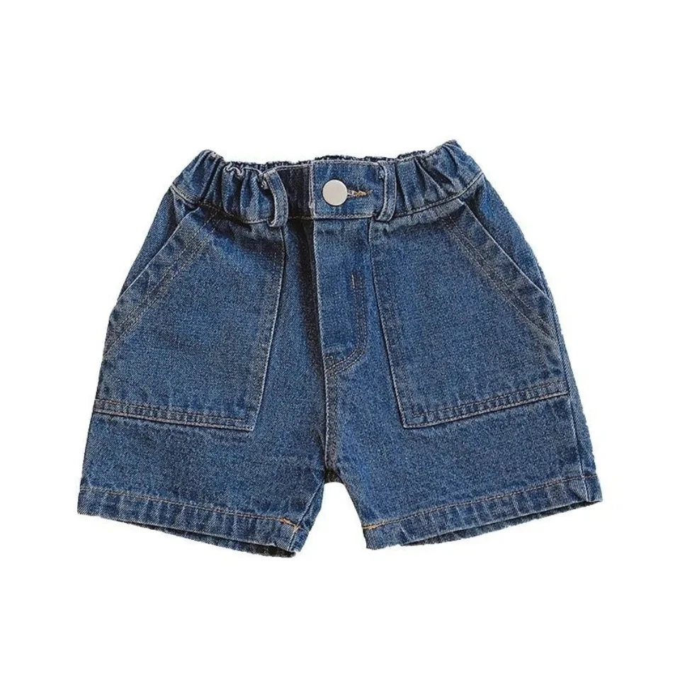 

VIDMID Boys and girls casual jeans baby shorts children's summer denim shorts P6120
