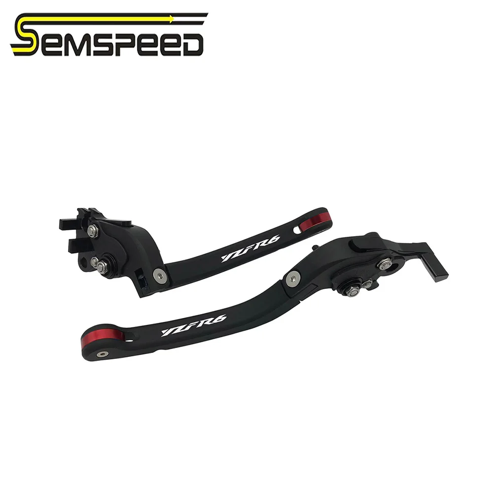 SEMSPEED Мотоцикл с ЧПУ Новые складные только сцепные рычаги для Yamaha YZF R1 2004-2006 2007 2008 R6