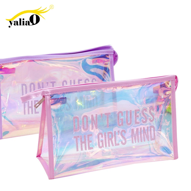 YALIAIO разноцветная декоративная косметика Чехлы лазерные косметички женские
