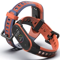 for xiaomi mi band 5 4 3 silicone wrist strap replaceable straps for mi band4 band3 band5 wrist bands bracelet straps