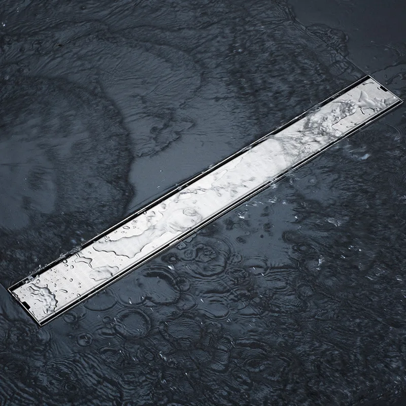 Прямоугольная линейная вставка для плитки слив пола защита от запаха