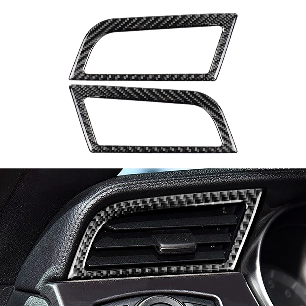 Углеродное волокно AC Розетка для Форд Мустанг авто Стайлинг кондиционер