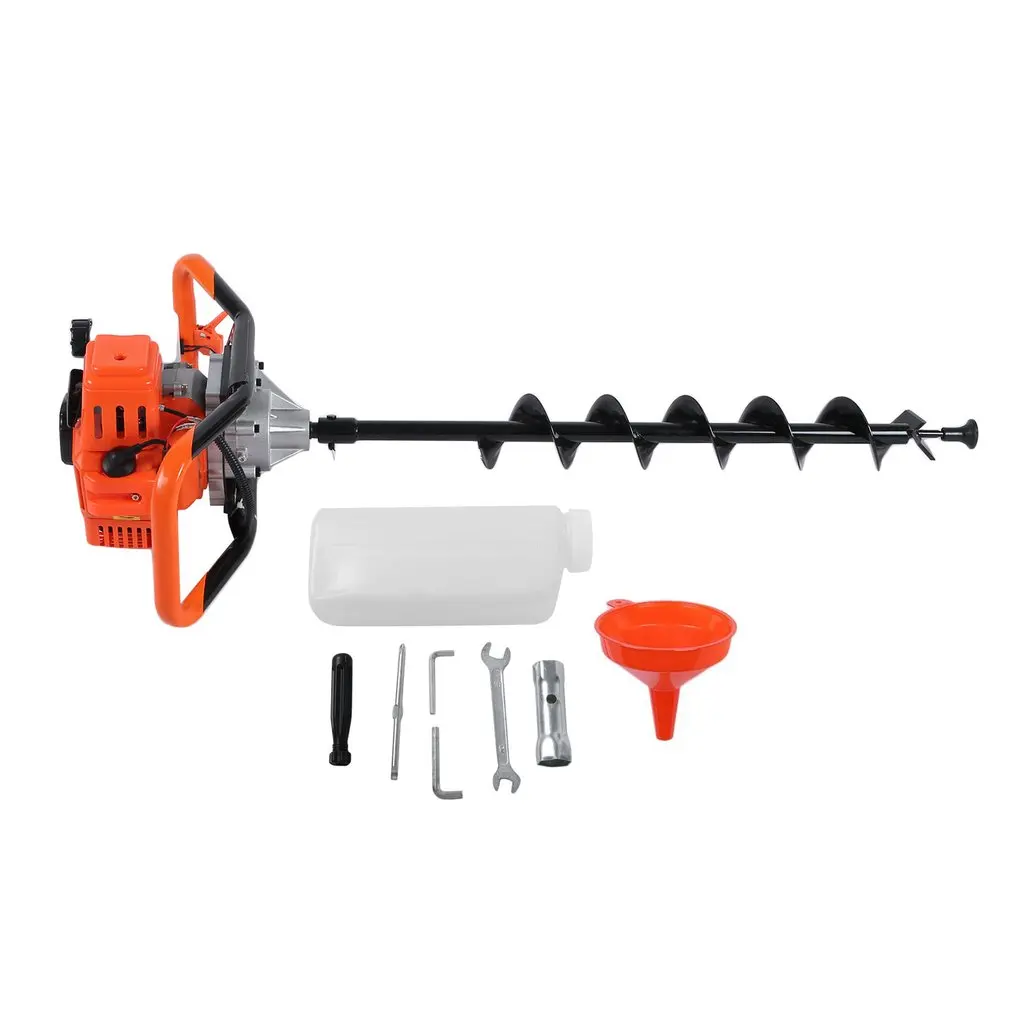 Бензиновый земляной 520 шнековый столб дырокосилки бурильный забор