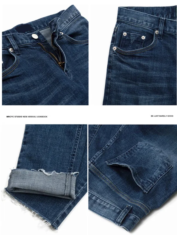 

IEFB Women's Jeans Vintage Loose Straight Casual Denim Blue Trousers 2021 New Korean Fashion Spring Ankle-length Pants For Male