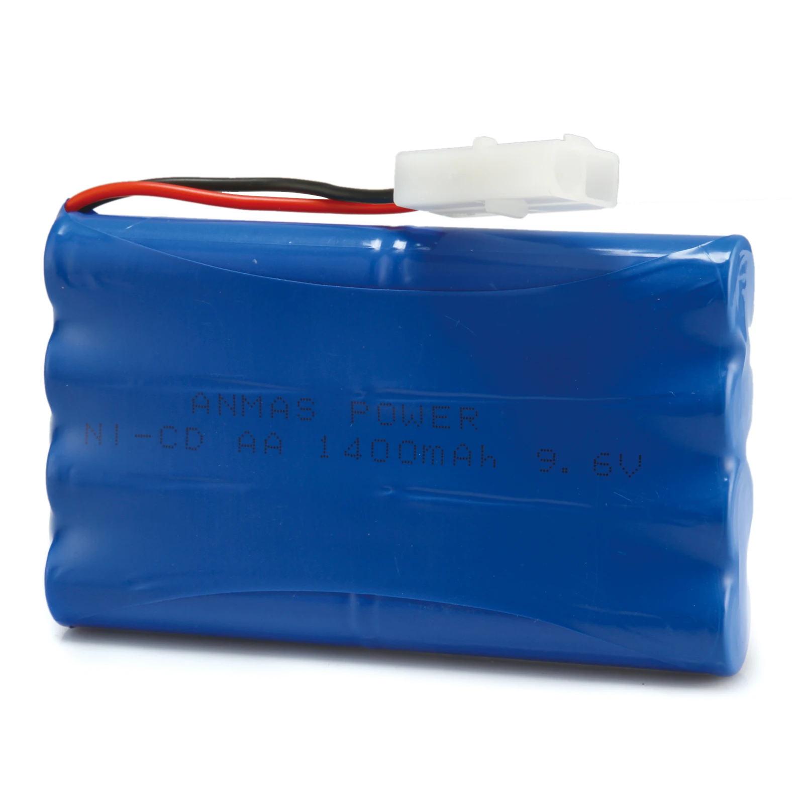 1х батарея Anmas power 9,6 V 1400mAh AA, перезаряжаемая батарея NiCd, штепсельная вилка Tamiya, дистанционное освещение, игрушка, 9,6 V батарея