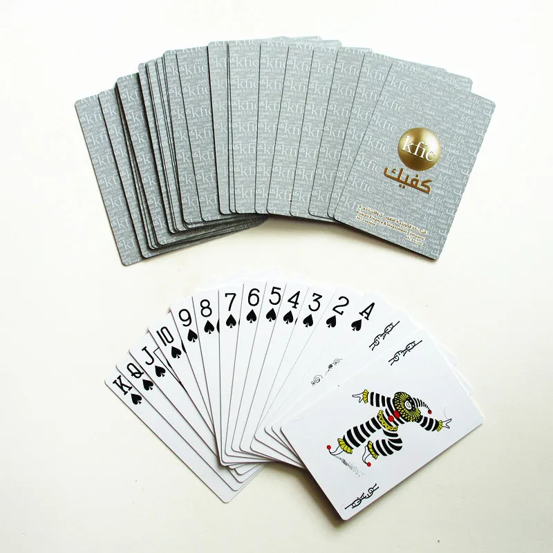 Арабские пластиковые игральные карты 2 подарочные наборы ПВХ водонепроницаемый