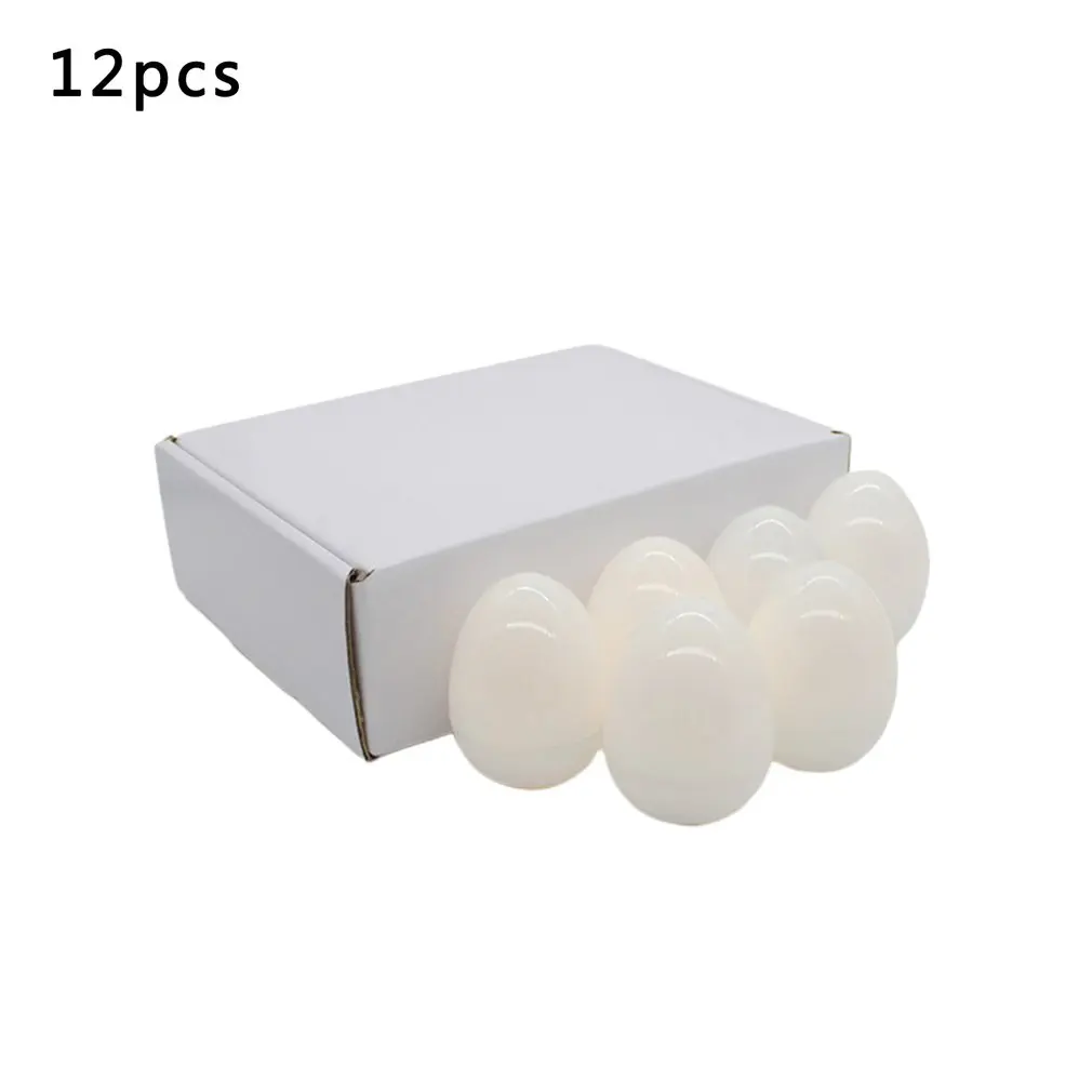 

12 Pcs LED Easter Eggs Fair Lights Holiday Patio Easter Decorations For Home Outdoor Light Garland Balls With 4 Light Color