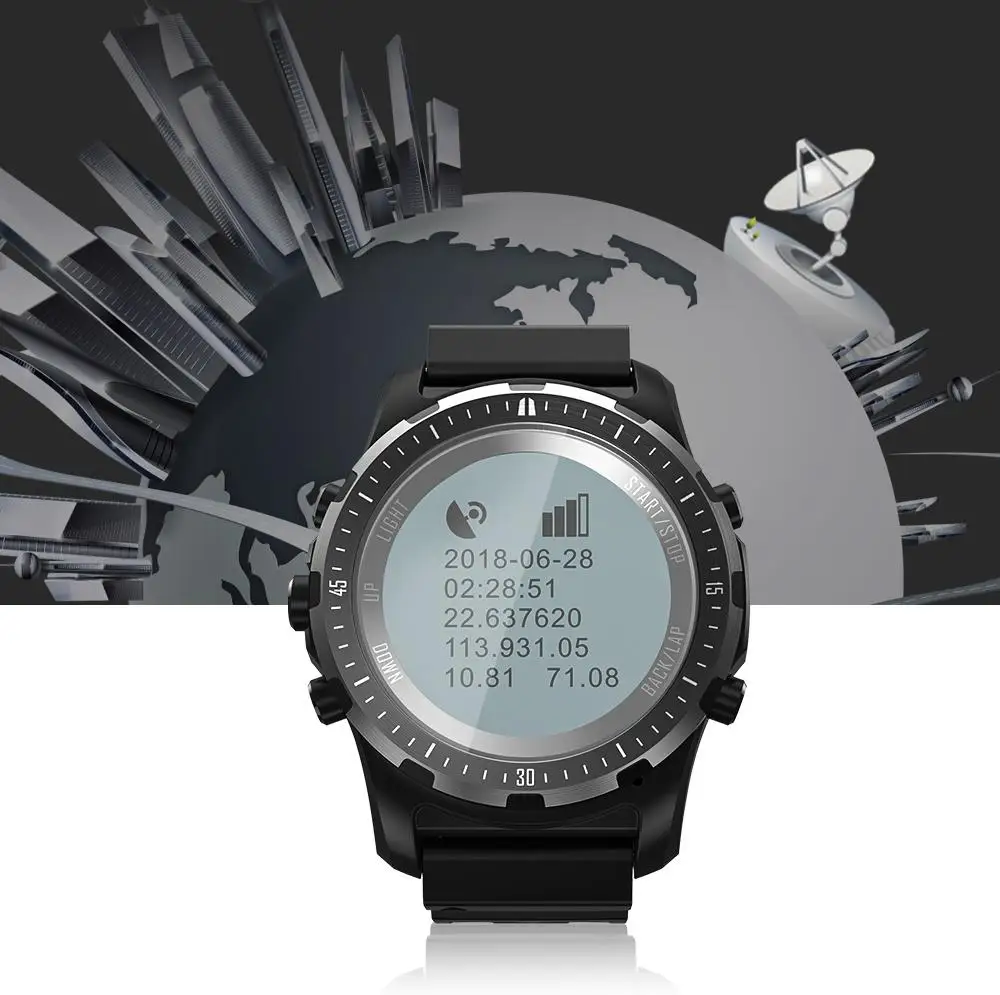 Geekbes WR23 gps Смарт-часы спортивные Смарт-часы фитнес-трекер компас Спидометр Bluetooth мульти-спортивные режимы пульсометр