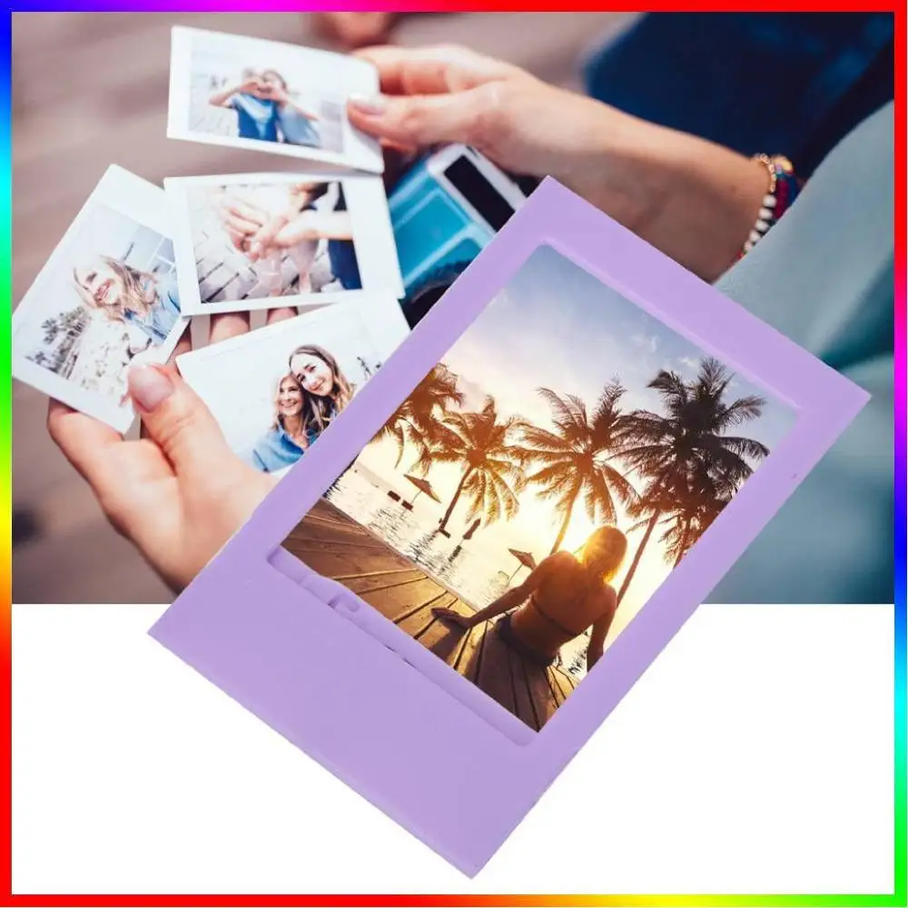 5 цветов " пластиковая настольная фоторамка Настольный фотодержатель для Fujifilm Instax mini 8 8+ 70 7s 90 25 50s пленка для Polaroid
