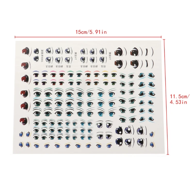 2020 Новый Аниме Фигурка Глаза наклейки кукла лицо органа|Инструменты для