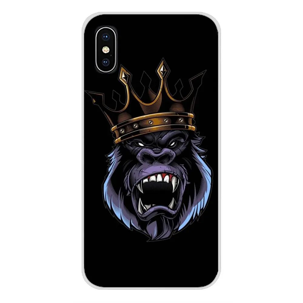 images 7 Для Apple IPhone X XR XS 11Pro MAX 4S 5s 5C SE 6S 7 8 Plus ipod touch 5 6 Аксессуары чехлы для телефонов Обезьяна горилла Ape Baby - Цвет: images 7