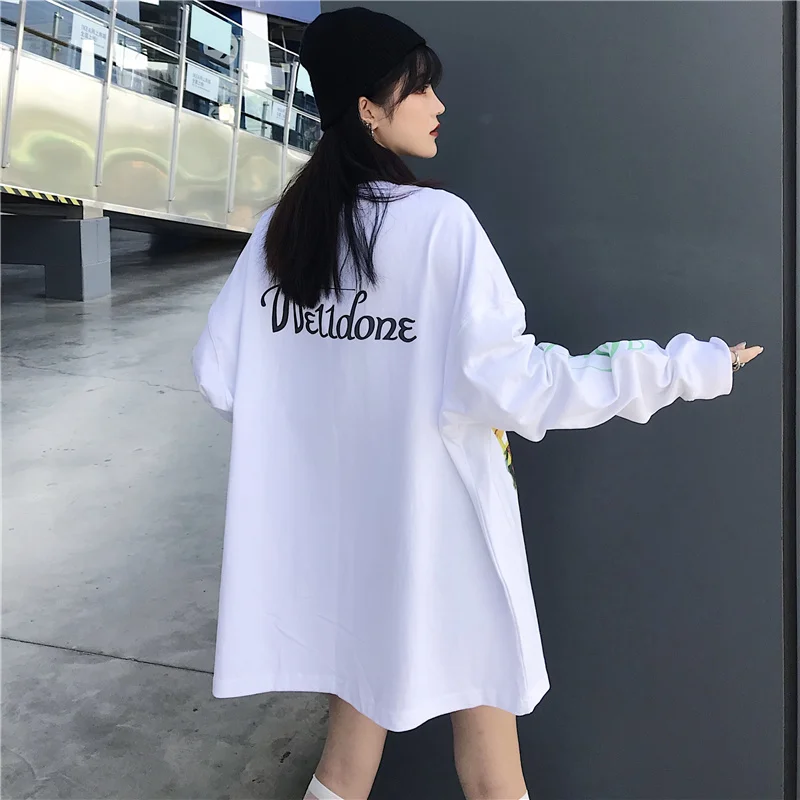 Женский осенне-весенний тонкий свободный свитер в Корейском стиле | Женская