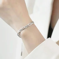 6mm width 195cm length stainless steel women summer waterproof link bracelet fashion ns hand jewelry wholesale freeshipping